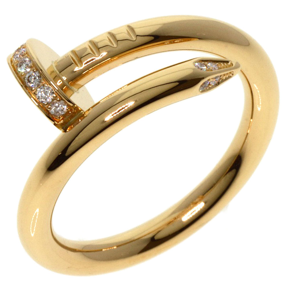 CARTIER Ring 18K Yellow Gold gold Juste un Clou Classic Model Diamond #54 Women Used Authentic
