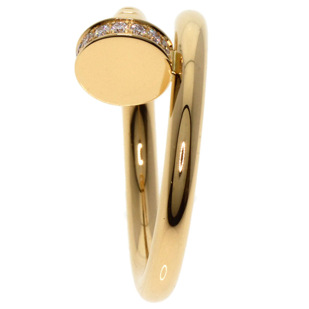 CARTIER Ring 18K Yellow Gold gold Juste un Clou Classic Model Diamond #54 Women Used Authentic