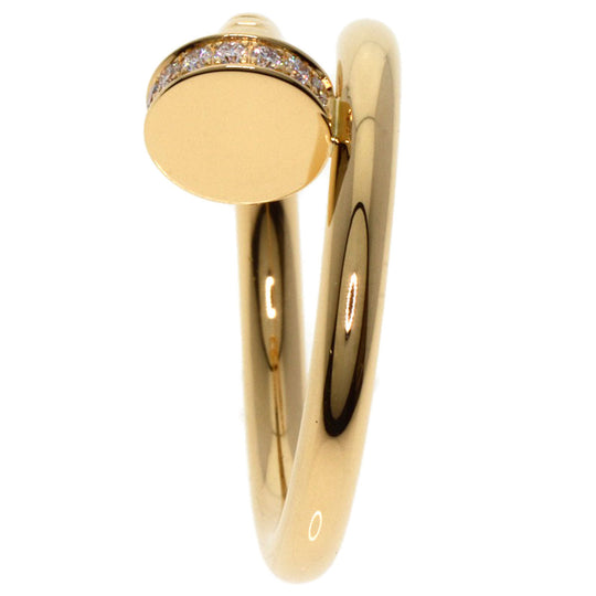 CARTIER Ring 18K Yellow Gold gold Juste un Clou Classic Model Diamond #54 Women Used Authentic