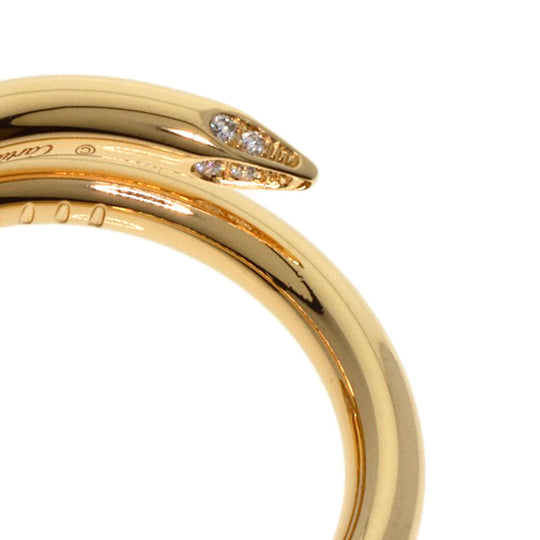 CARTIER Ring 18K Yellow Gold gold Juste un Clou Classic Model Diamond #54 Women Used Authentic