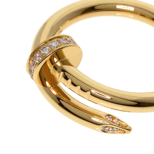 CARTIER Ring 18K Yellow Gold gold Juste un Clou Classic Model Diamond #54 Women Used Authentic