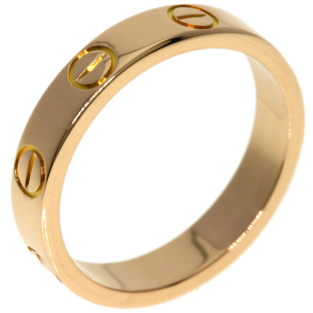 CARTIER Ring 18K Pink Gold gold Mini Love Ring #48