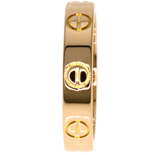 CARTIER Ring 18K Pink Gold gold Mini Love Ring #48