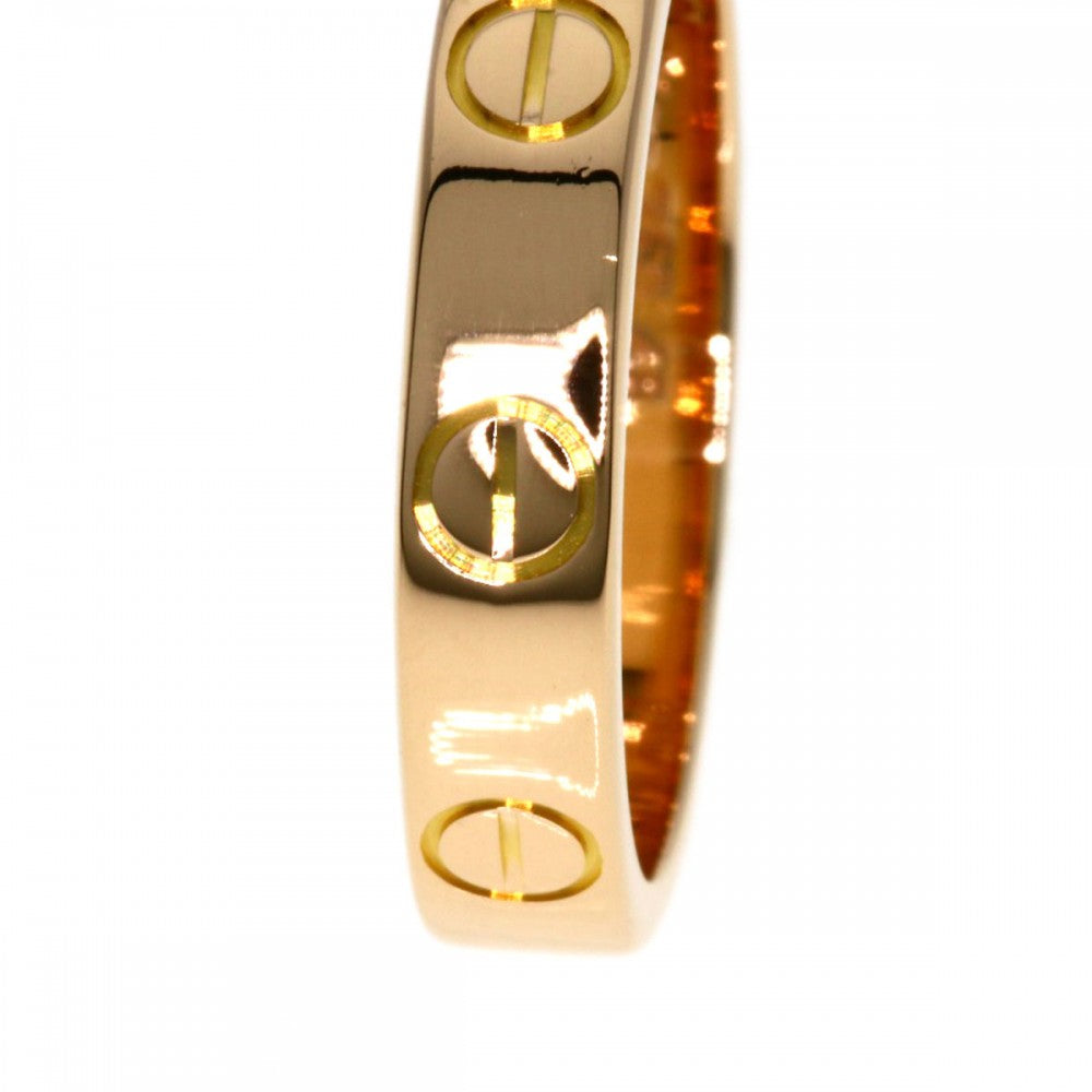CARTIER Ring 18K Pink Gold gold Mini Love Ring #48