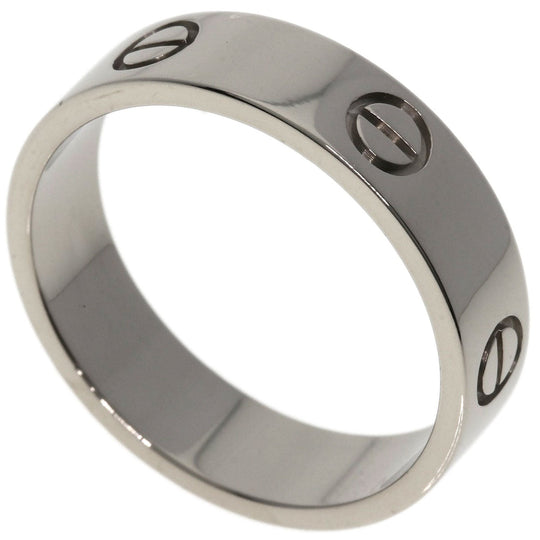 CARTIER Ring K18WG Silver Love Ring #65