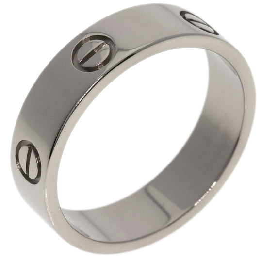 CARTIER Ring K18WG Silver Love Ring #65