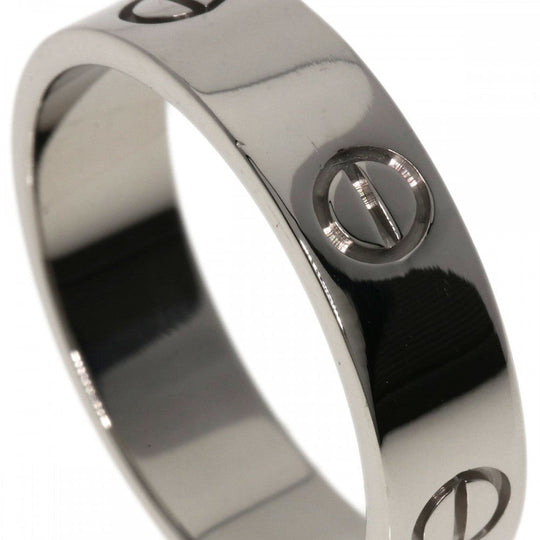 CARTIER Ring K18WG Silver Love Ring #65