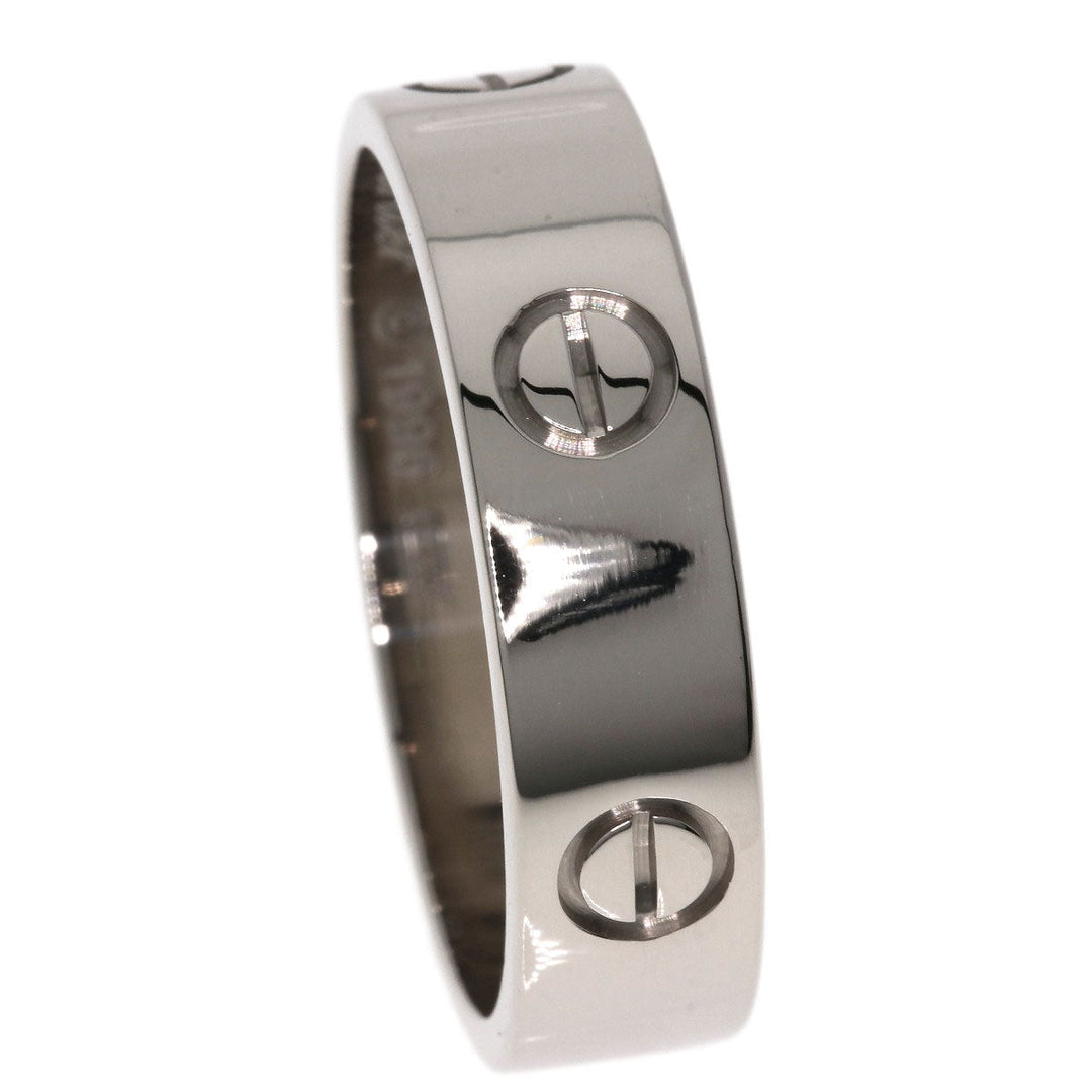 CARTIER Ring K18WG Silver Love Ring #65
