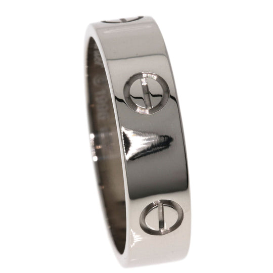 CARTIER Ring K18WG Silver Love Ring #65