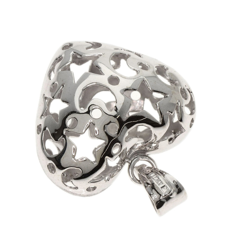 Ponte Vecchio Pendant top K18WG Silver Heart motif