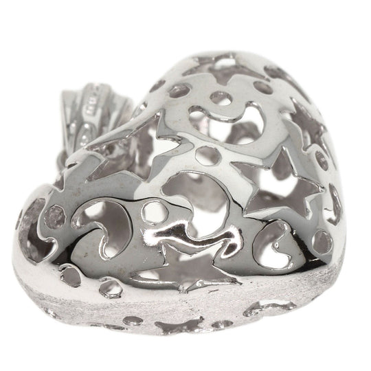Ponte Vecchio Pendant top K18WG Silver Heart motif