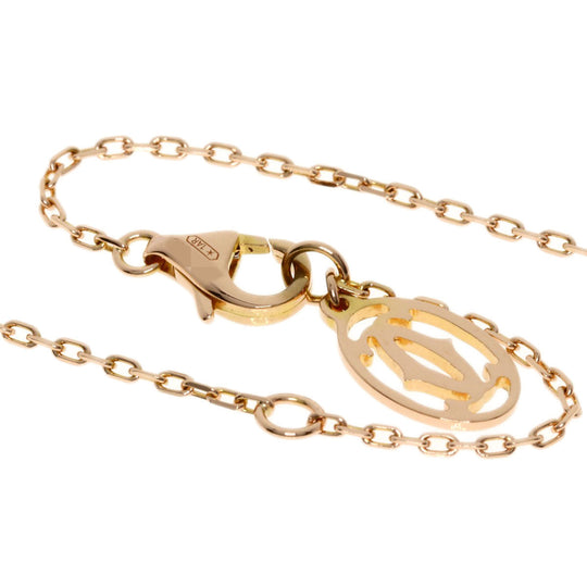 CARTIER Necklace 18K Pink Gold gold Amour Heart Diamond Women Used Authentic