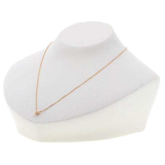 CARTIER Necklace 18K Pink Gold gold Amour Heart Diamond Women Used Authentic