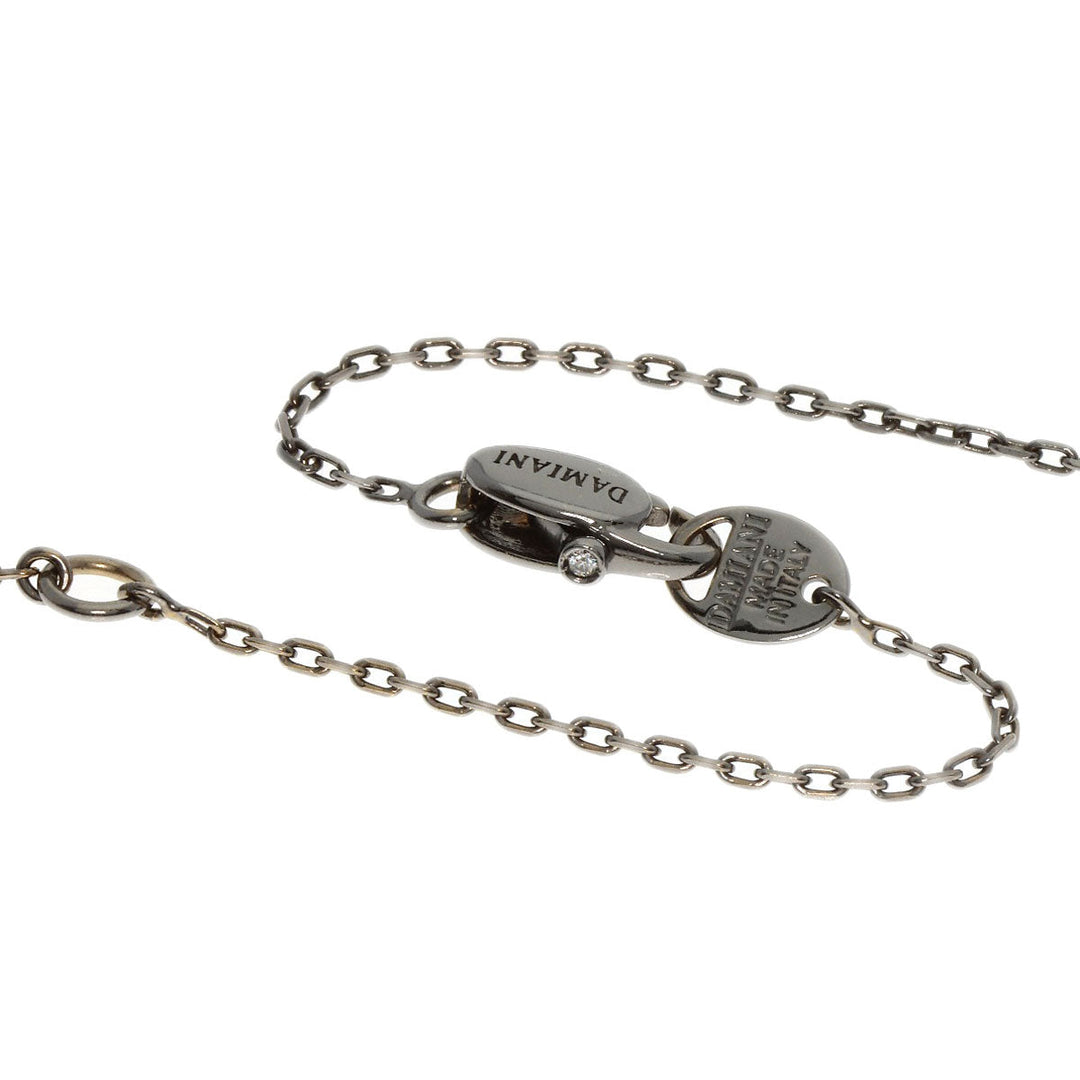 Damiani Necklace K18WG Silver Belle Epoque Square Black Brunito Diamond