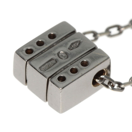 Damiani Necklace K18WG Silver Belle Epoque Square Black Brunito Diamond