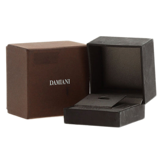 Damiani Necklace K18WG Silver Belle Epoque Square Black Brunito Diamond