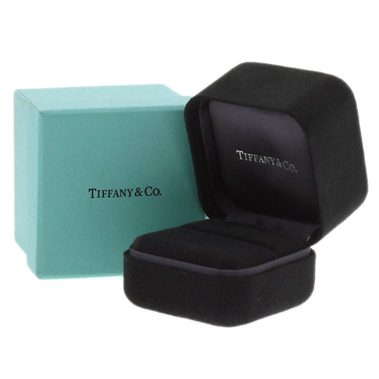 TIFFANY&Co. Ring K18WG Silver Loving heart diamond Women Used Authentic
