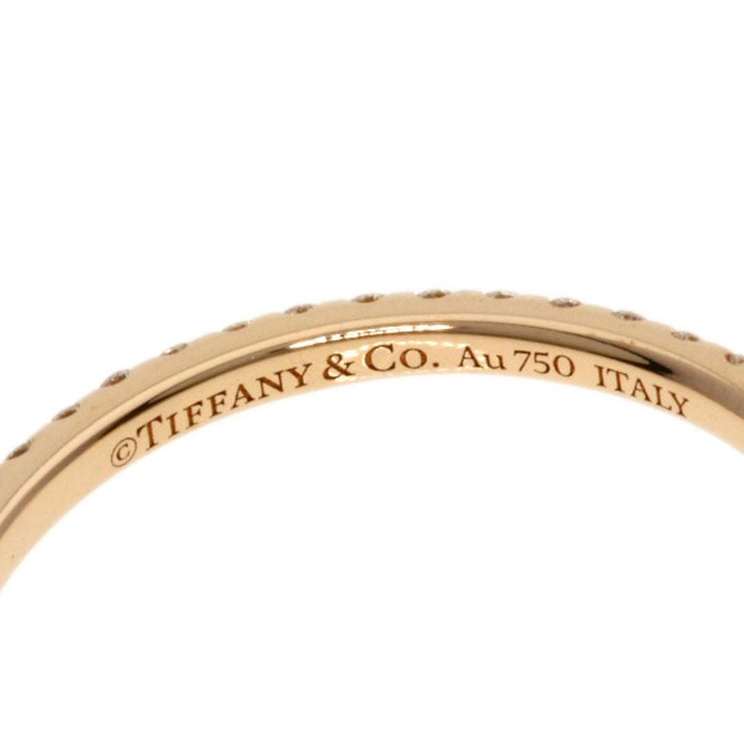 TIFFANY&Co. Ring 18K Pink Gold gold T wire diamond