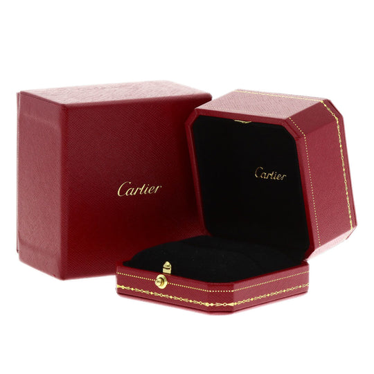 CARTIER Ring 18K Pink Gold gold Mini love ring full diamond #53 Women Used Authentic