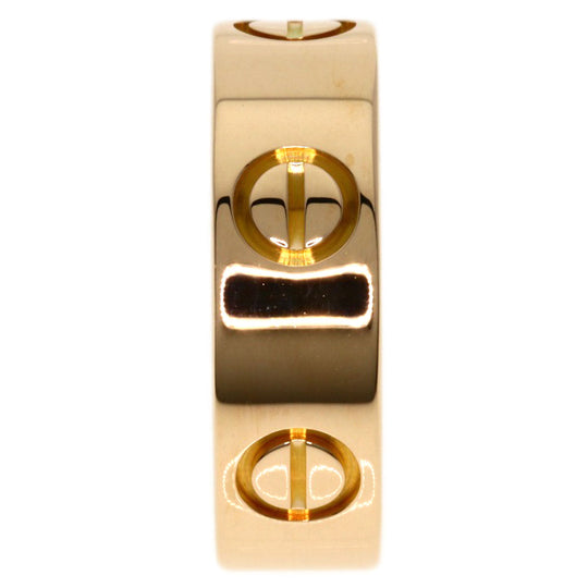 CARTIER Ring 18K Pink Gold gold Love Ring #48 Women Used Authentic