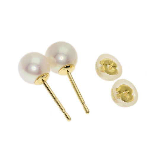 TASAKI Pierce 18K Yellow Gold gold Pearl Women Used Authentic
