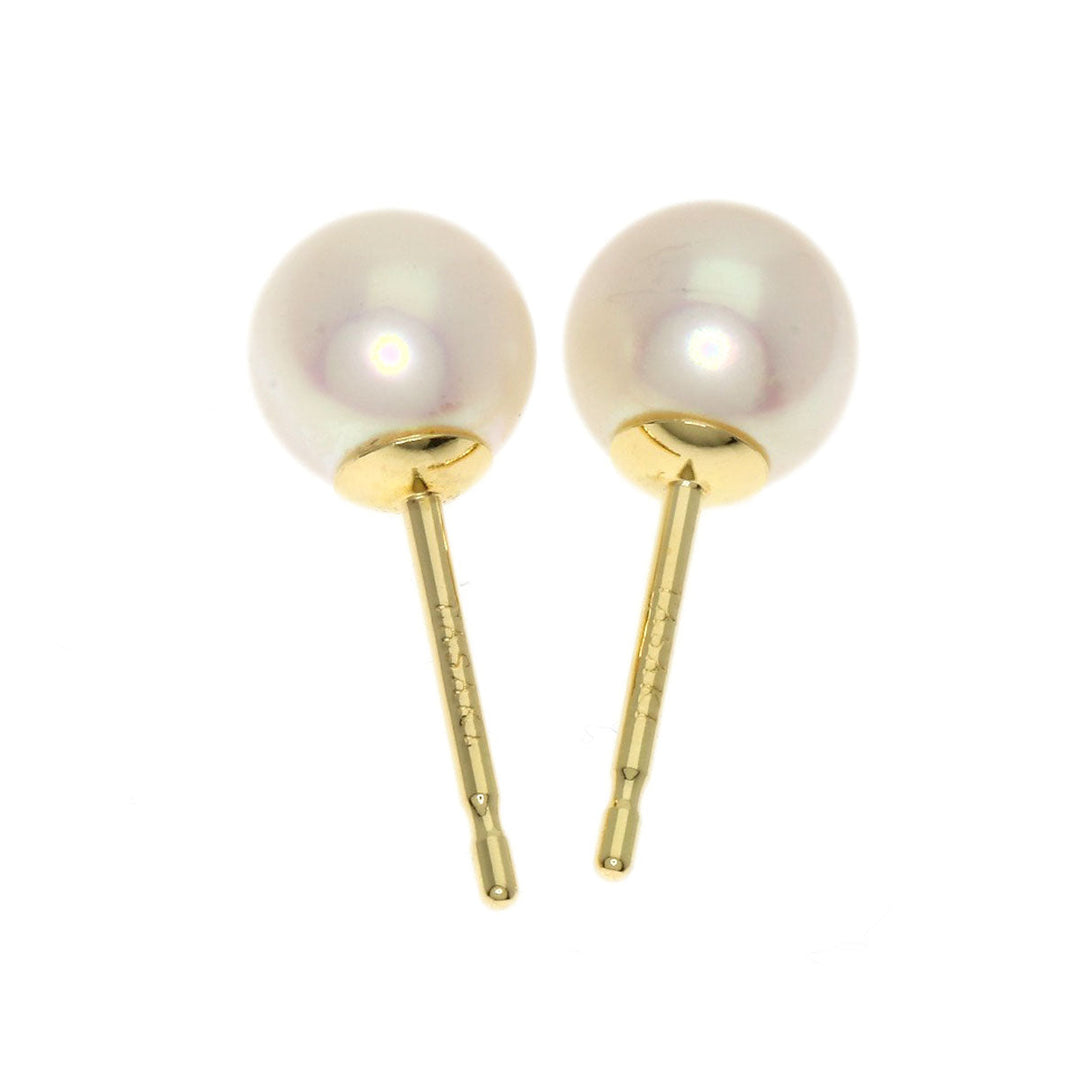 TASAKI Pierce 18K Yellow Gold gold Pearl Women Used Authentic