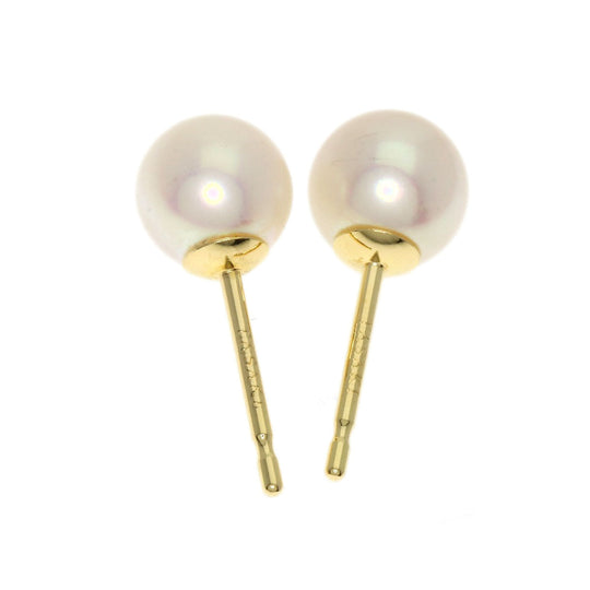 TASAKI Pierce 18K Yellow Gold gold Pearl Women Used Authentic