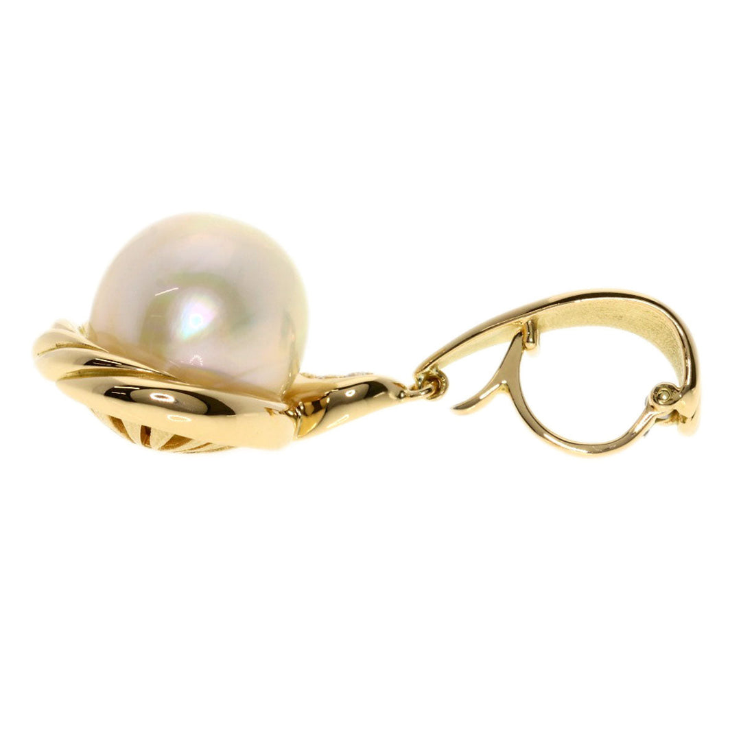 TASAKI Pendant top 18K Yellow Gold gold Pearl pearl diamond