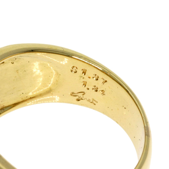 JUNE Ring 18K Yellow Gold gold Yellow sapphire diamond Women Used Authentic