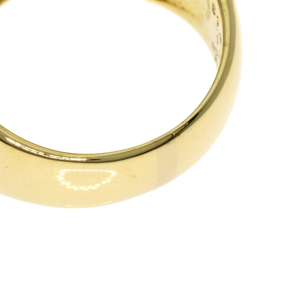 JUNE Ring 18K Yellow Gold gold Yellow sapphire diamond Women Used Authentic