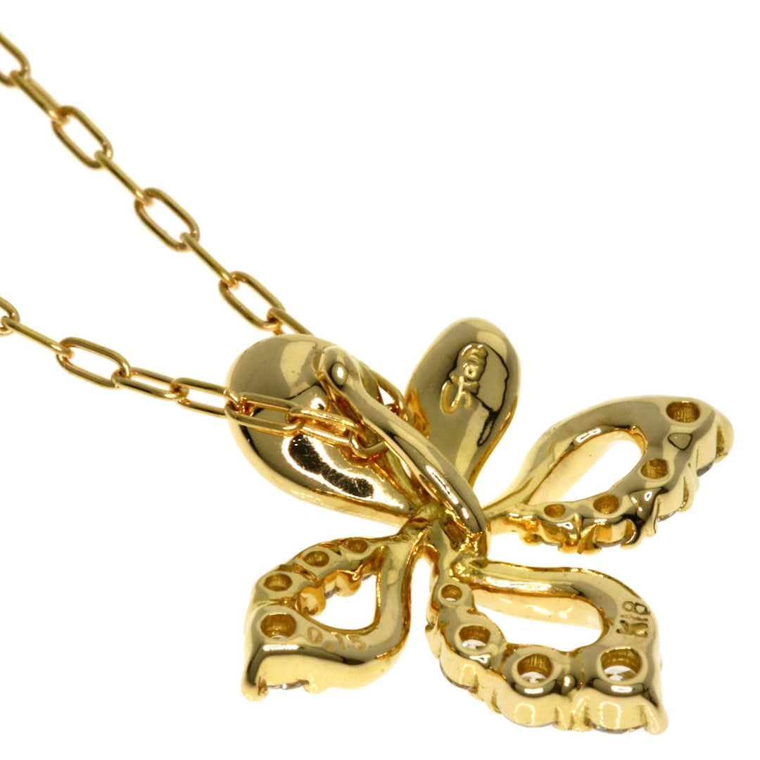 STAR JEWELRY Necklace 18K Yellow Gold gold diamond Women Used Authentic