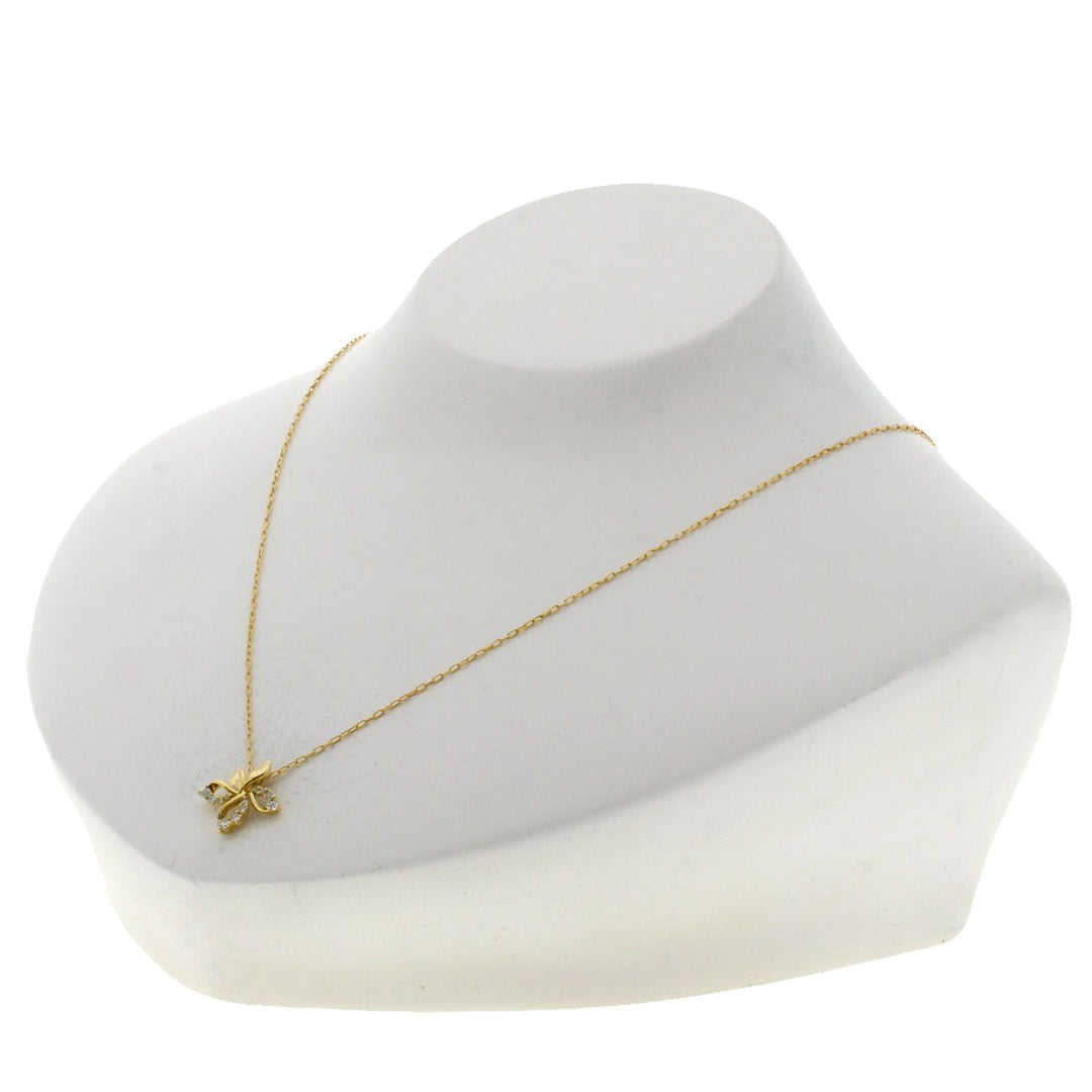 STAR JEWELRY Necklace 18K Yellow Gold gold diamond Women Used Authentic