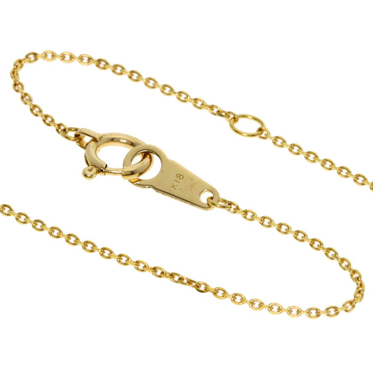 VANDOME Necklace 18K Yellow Gold gold Cross motif diamond Women Used Authentic