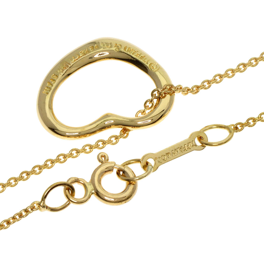 TIFFANY&Co. Necklace 18K Yellow Gold gold Open heart Women Used Authentic