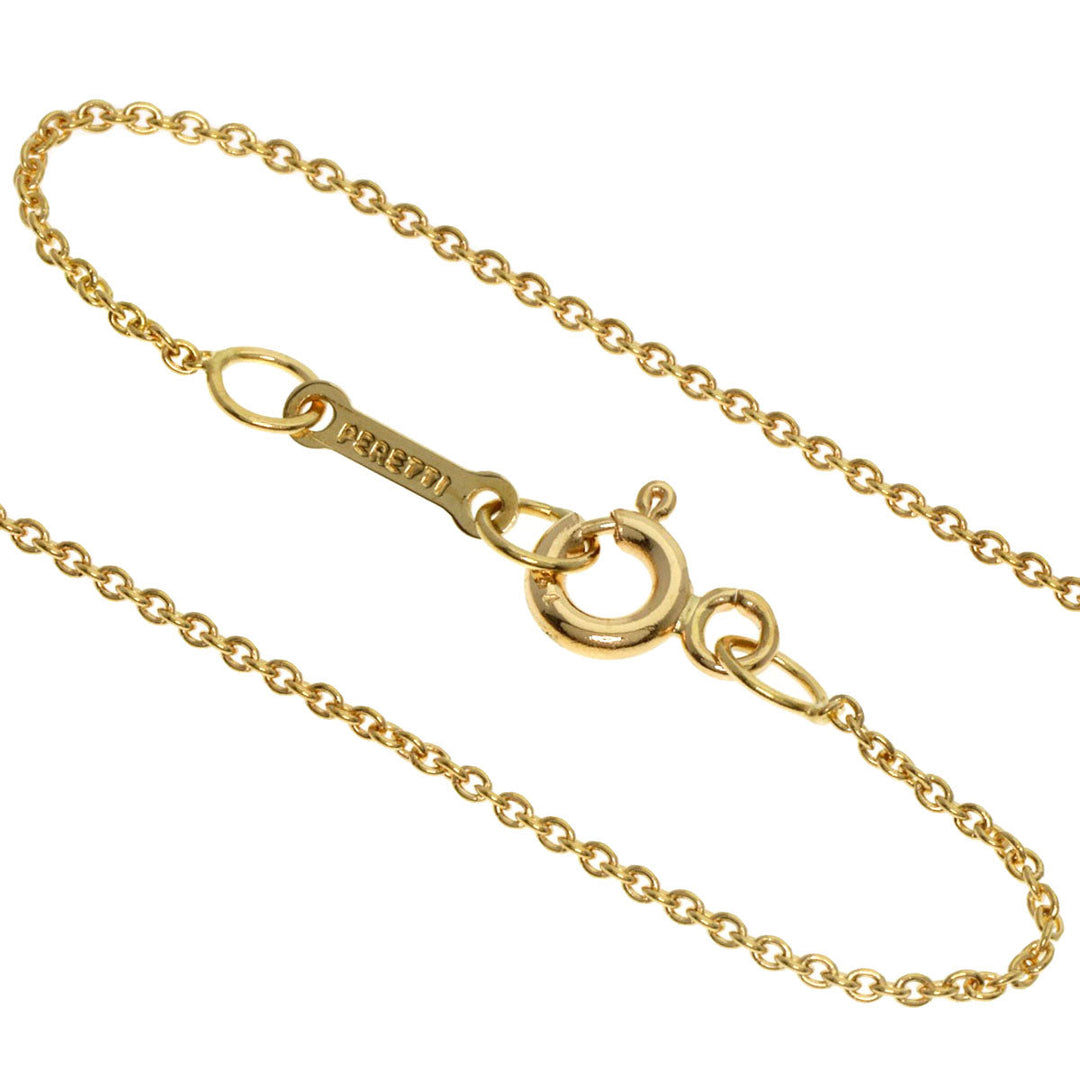 TIFFANY&Co. Necklace 18K Yellow Gold gold Open heart Women Used Authentic