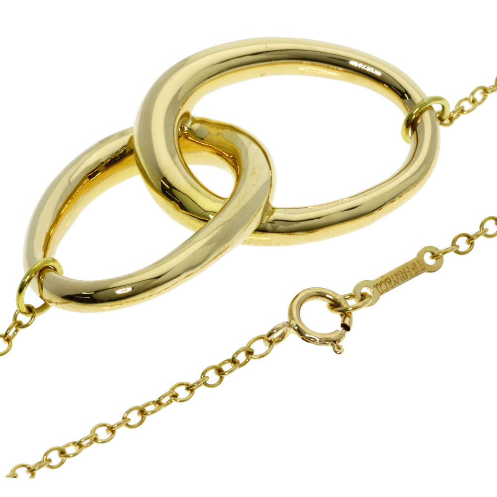 TIFFANY&Co. Necklace 18K Yellow Gold gold Double roof Women Used Authentic