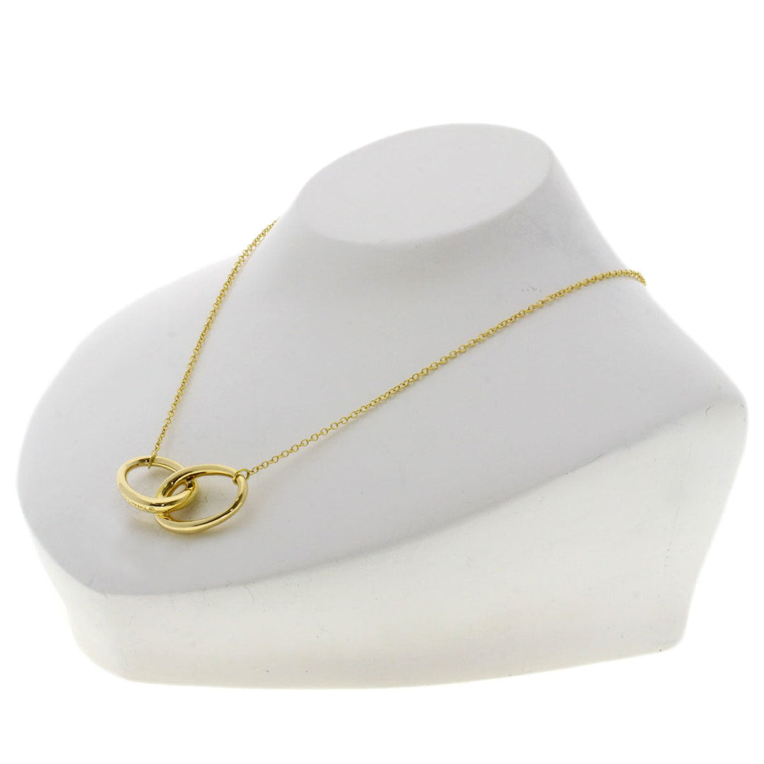 TIFFANY&Co. Necklace 18K Yellow Gold gold Double roof Women Used Authentic