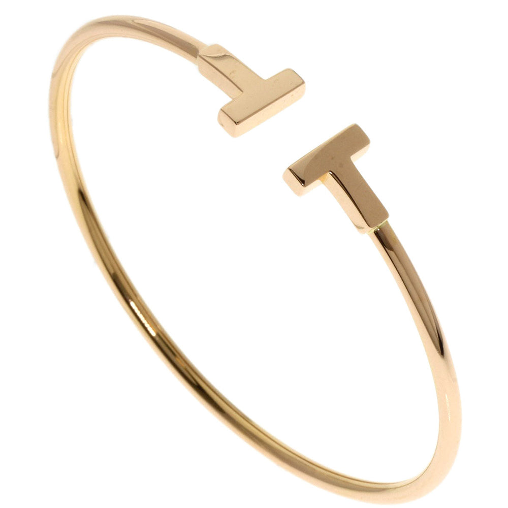 TIFFANY&Co. bracelet 18K Yellow Gold gold T wire