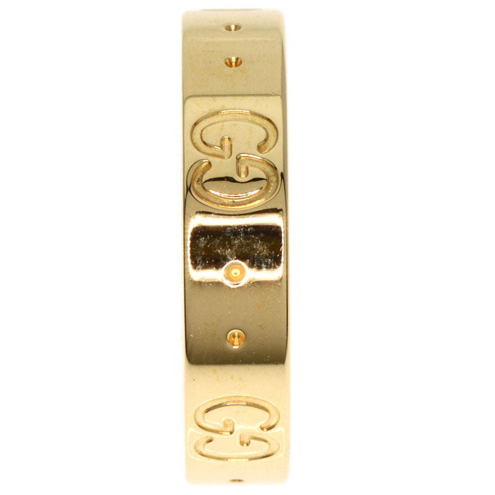 GUCCI Ring 18K Yellow Gold gold Icon # 9 Women Used Authentic