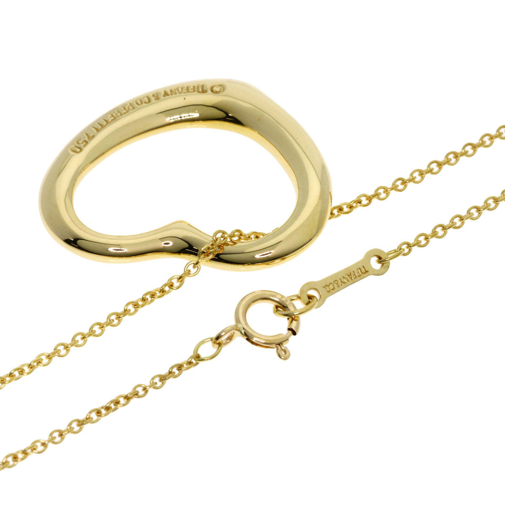 TIFFANY&Co. Necklace 18K Yellow Gold gold Open heart Women Used Authentic