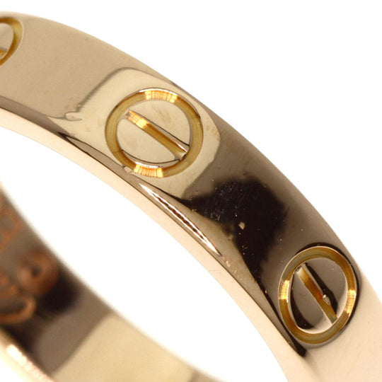 CARTIER Ring 18K Pink Gold gold Mini love ring #49