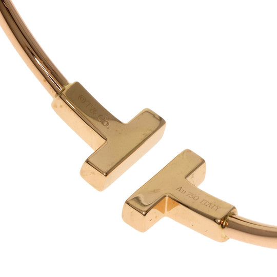 TIFFANY&Co. bracelet 18K Yellow Gold gold T-Wire Mother of Pearl Diamond