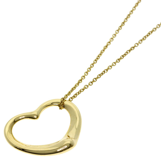 TIFFANY&Co. Necklace 18K Yellow Gold gold Open heart Women Used Authentic