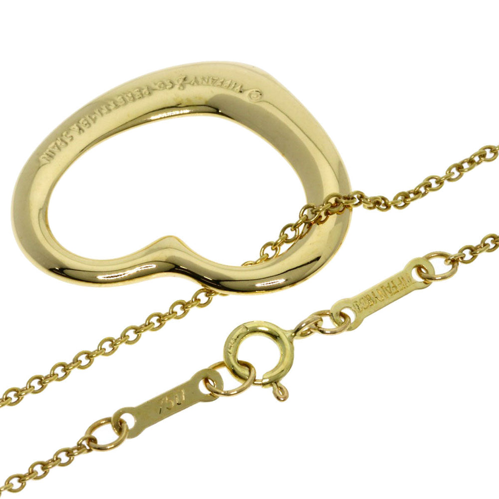 TIFFANY&Co. Necklace 18K Yellow Gold gold Open heart Women Used Authentic