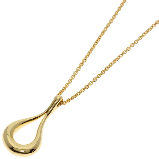 TIFFANY&Co. Necklace 18K Yellow Gold gold open teardrop Women Used Authentic