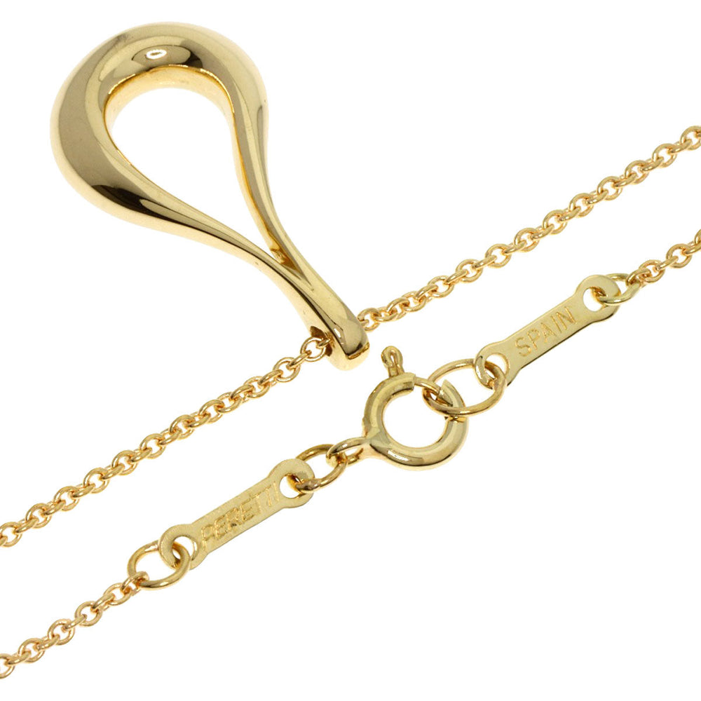 TIFFANY&Co. Necklace 18K Yellow Gold gold open teardrop Women Used Authentic