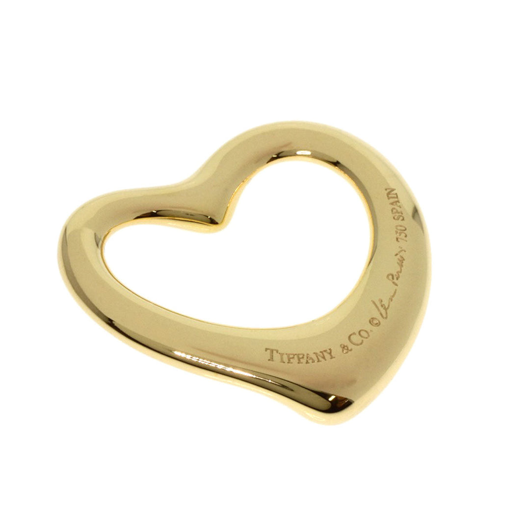 TIFFANY&Co. Pendant top 18K Yellow Gold gold Open heart