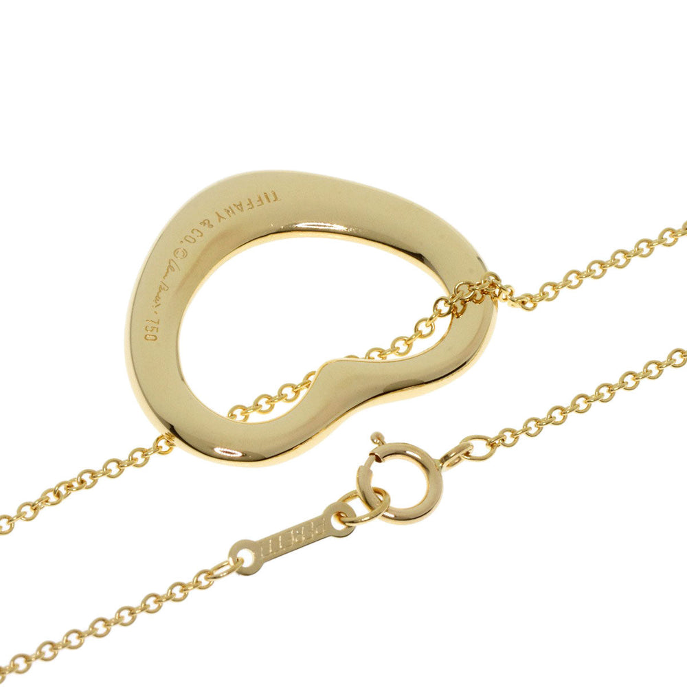 TIFFANY&Co. Necklace 18K Yellow Gold gold Open heart Women Used Authentic