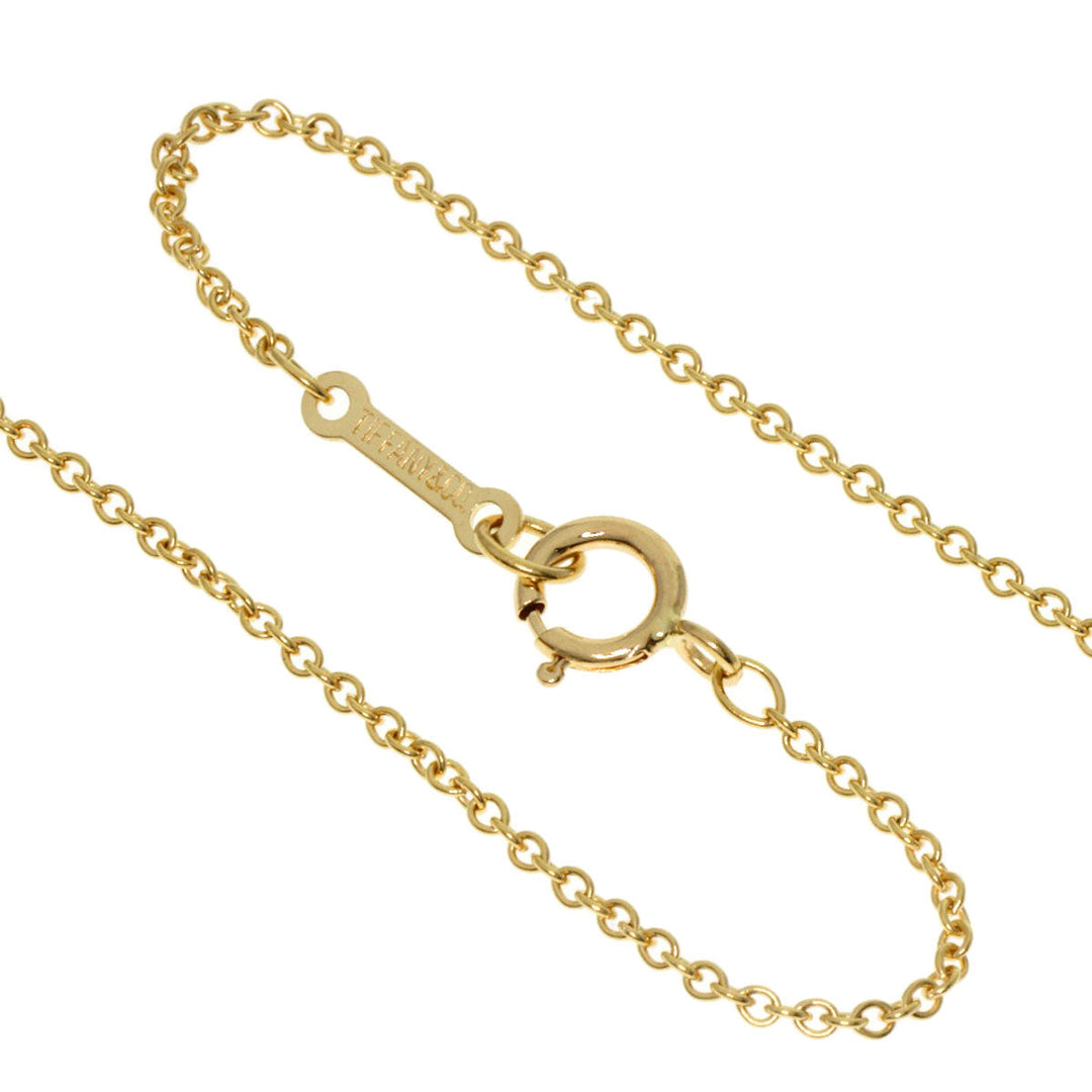TIFFANY&Co. Necklace 18K Yellow Gold gold Open heart Women Used Authentic