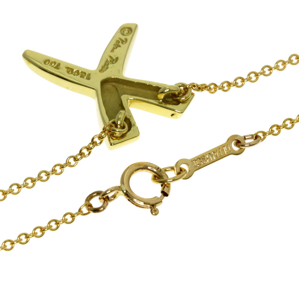 TIFFANY&Co. Necklace 18K Yellow Gold gold kiss Women Used Authentic
